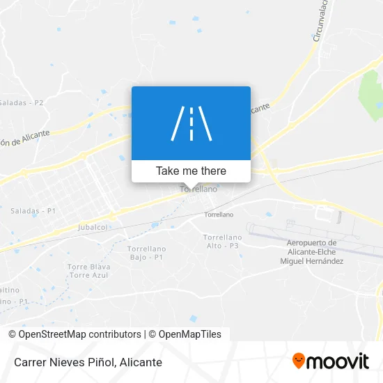 Carrer Nieves Piñol map