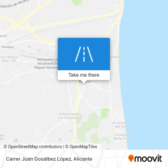 Carrer Juan Gosálbez López map