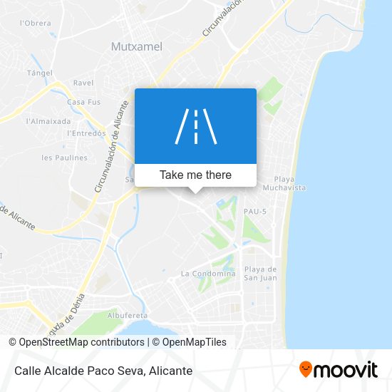 Calle Alcalde Paco Seva map