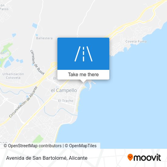 Avenida de San Bartolomé map