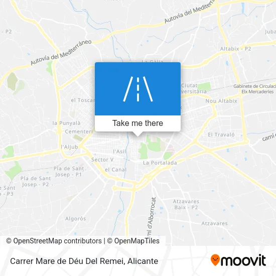 Carrer Mare de Déu Del Remei map