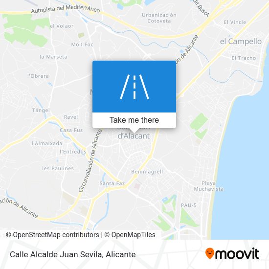 Calle Alcalde Juan Sevila map