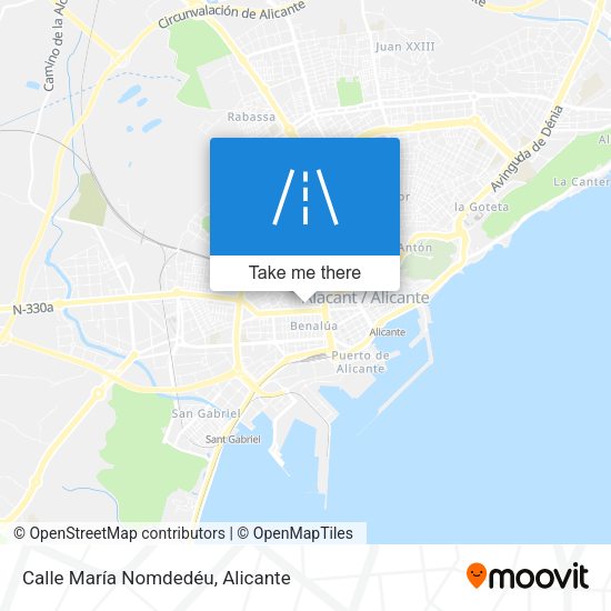 Calle María Nomdedéu map