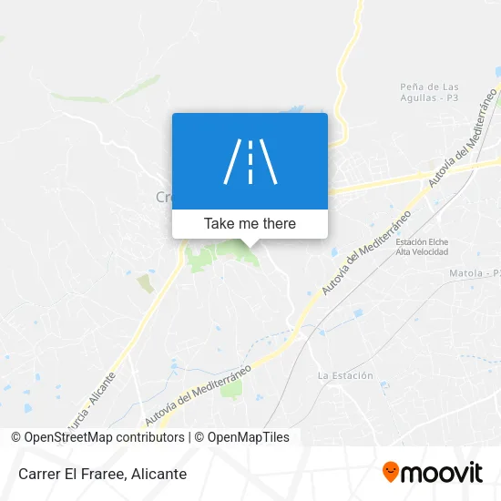 Carrer El Fraree map