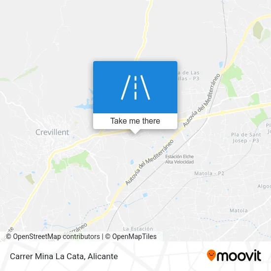 Carrer Mina La Cata map