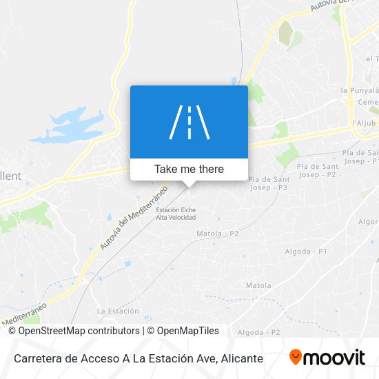 Carretera de Acceso A La Estación Ave map