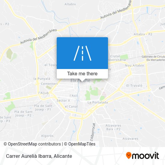 Carrer Aurelià Ibarra map