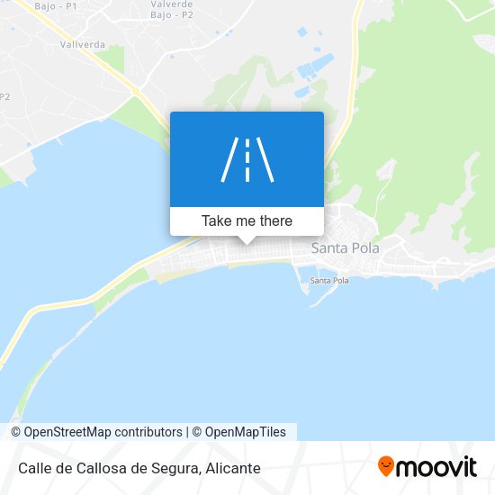 Calle de Callosa de Segura map