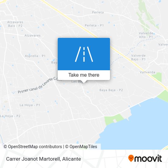Carrer Joanot Martorell map