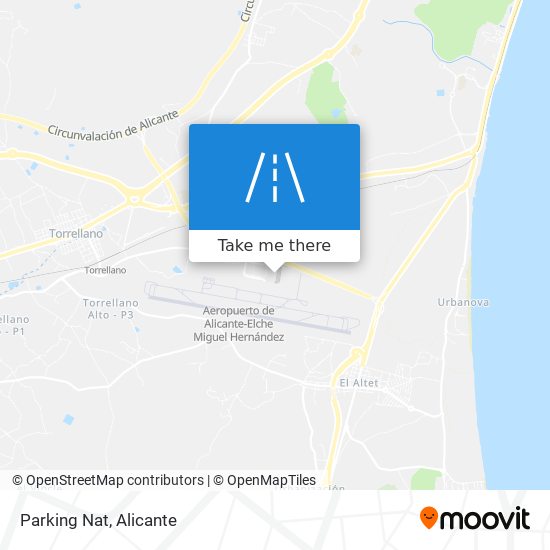 mapa Parking Nat