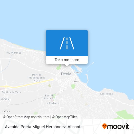 Avenida Poeta Miguel Hernández map