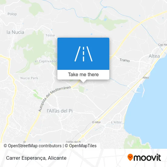 Carrer Esperança map