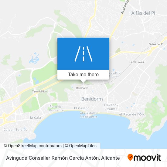 Avinguda Conseller Ramón García Antón map