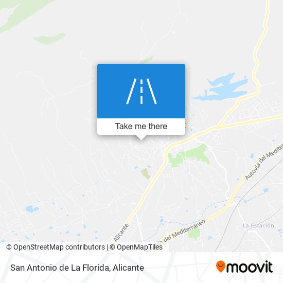 San Antonio de La Florida map