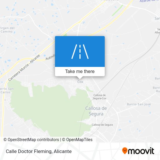 Calle Doctor Fleming map