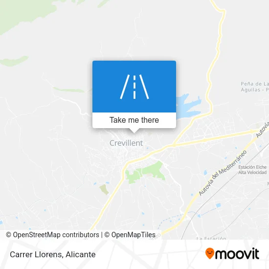 Carrer Llorens map