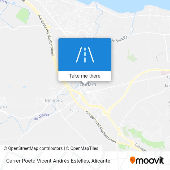 Carrer Poeta Vicent Andrés Estellés map