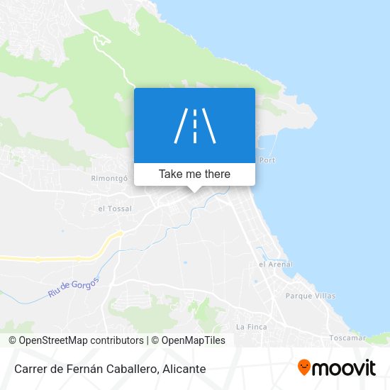 Carrer de Fernán Caballero map