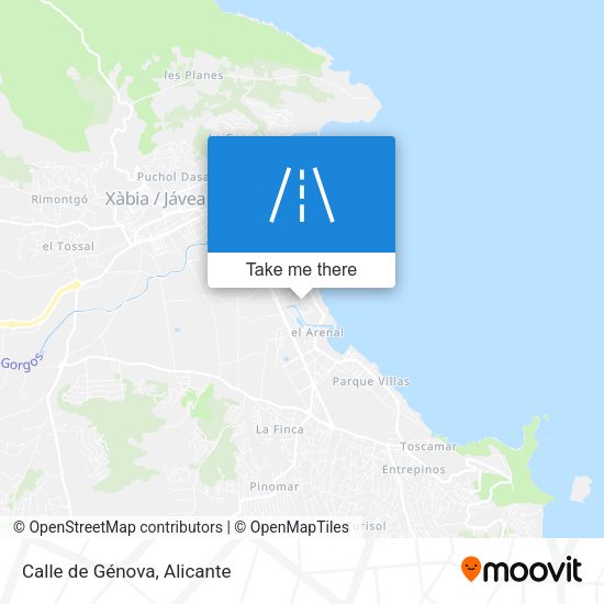 Calle de Génova map