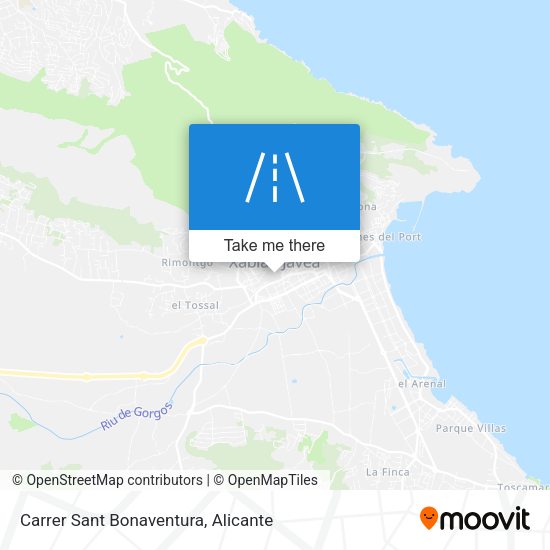 Carrer Sant Bonaventura map