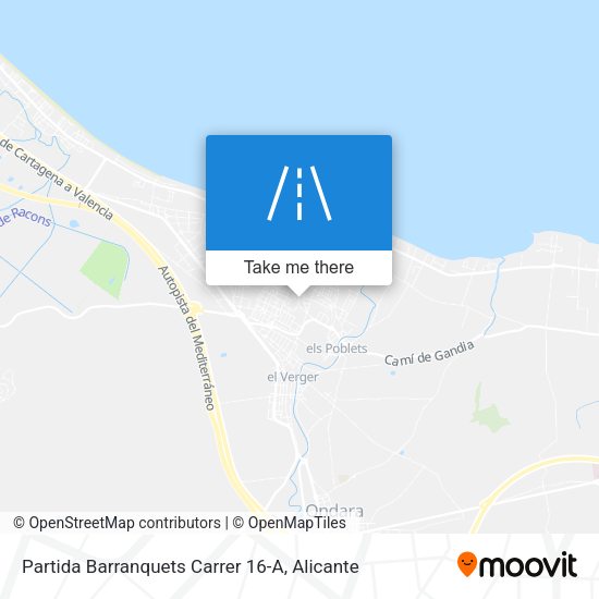 Partida Barranquets Carrer 16-A map