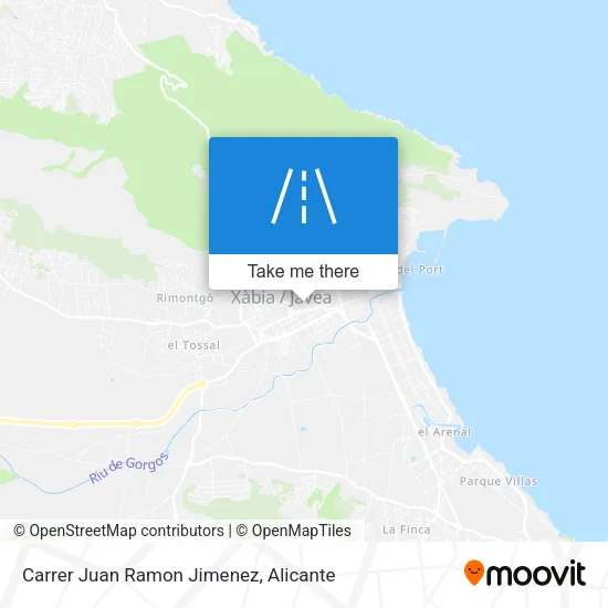 Carrer Juan Ramon Jimenez map