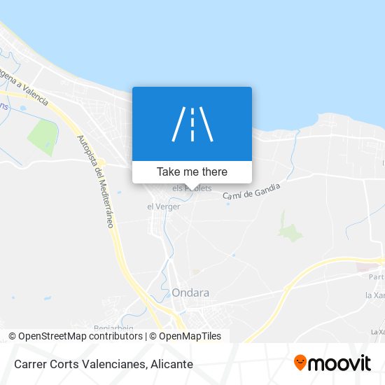 Carrer Corts Valencianes map