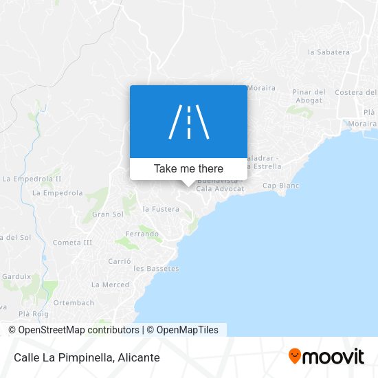 Calle La Pimpinella map