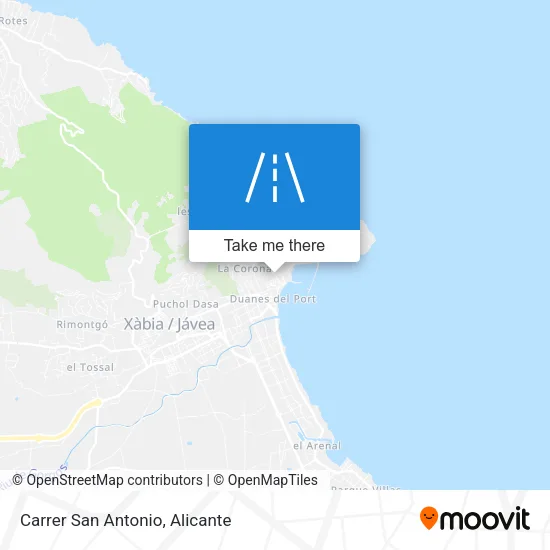 Carrer San Antonio map