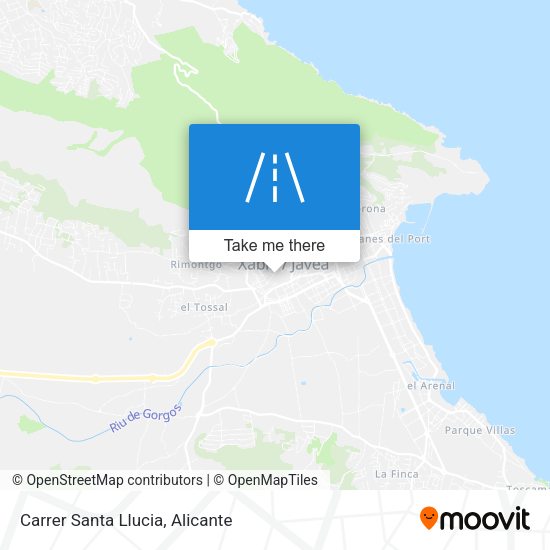 Carrer Santa Llucia map