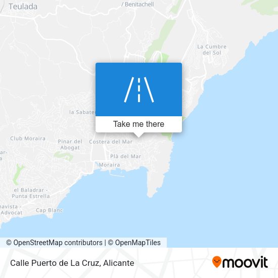 Calle Puerto de La Cruz map