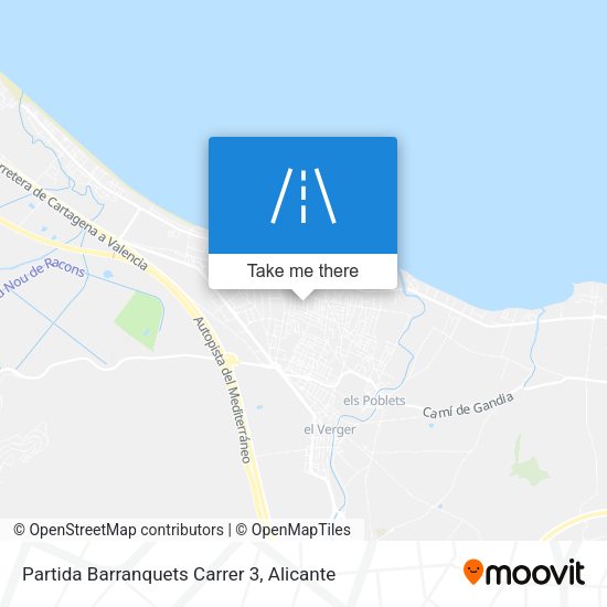 Partida Barranquets Carrer 3 map