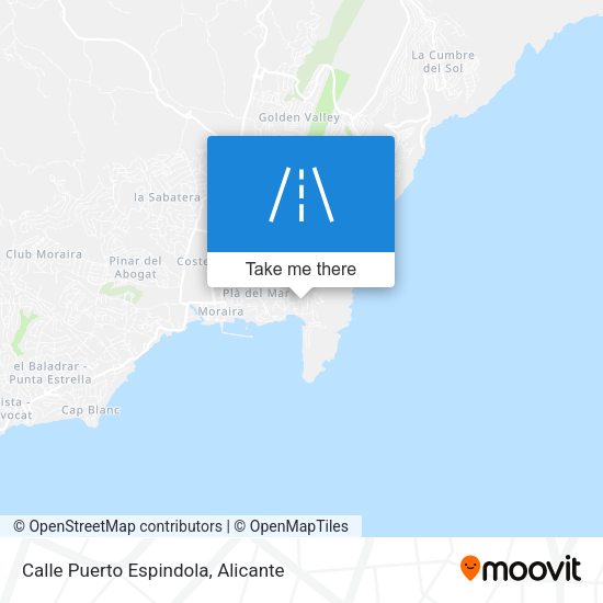 Calle Puerto Espindola map
