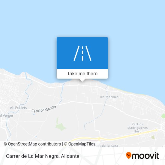 Carrer de La Mar Negra map