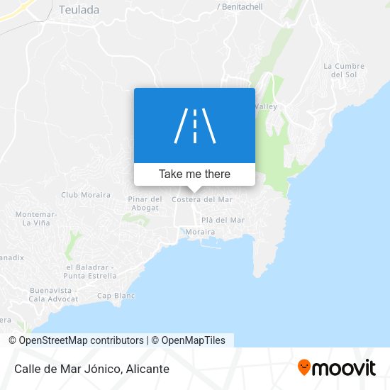 Calle de Mar Jónico map