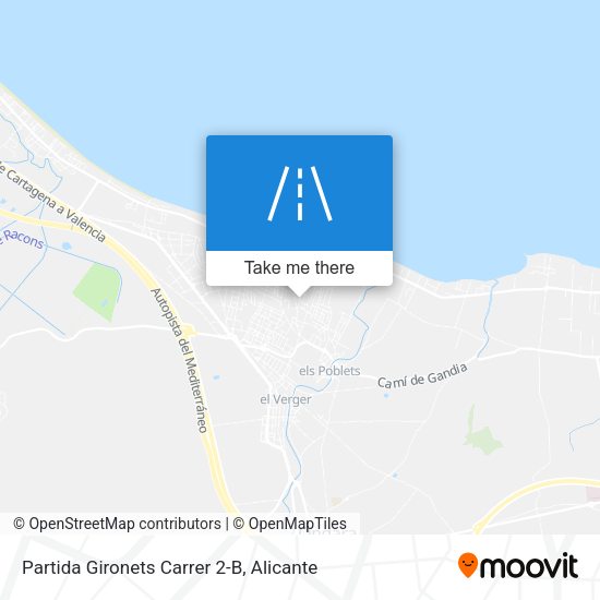Partida Gironets Carrer 2-B map