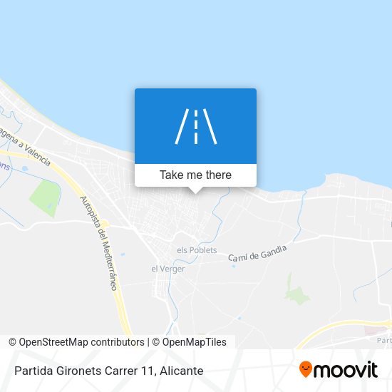 Partida Gironets Carrer 11 map