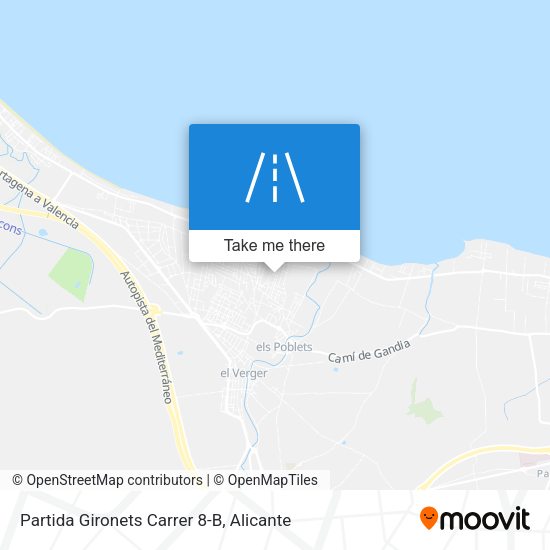 Partida Gironets Carrer 8-B map