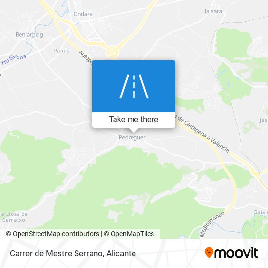 Carrer de Mestre Serrano map
