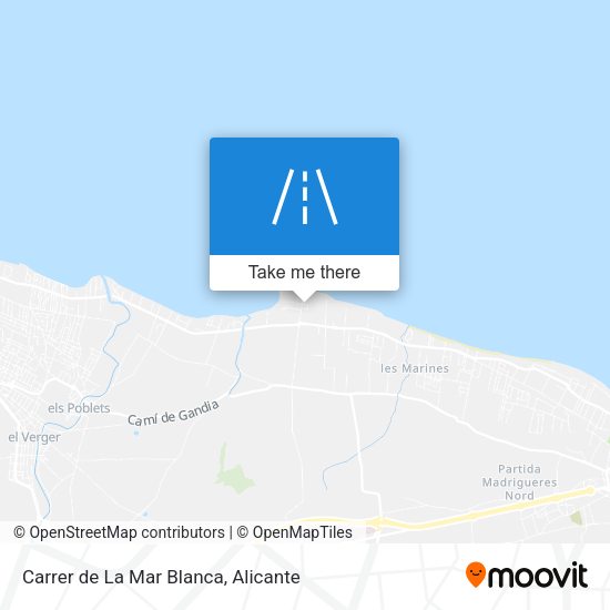 Carrer de La Mar Blanca map