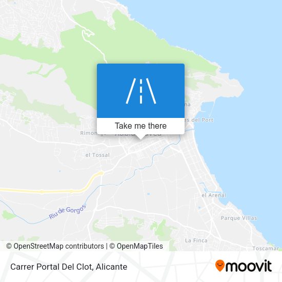 Carrer Portal Del Clot map