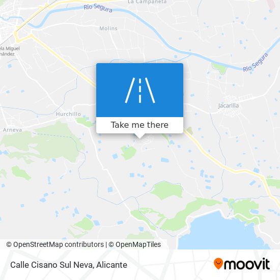 Calle Cisano Sul Neva map