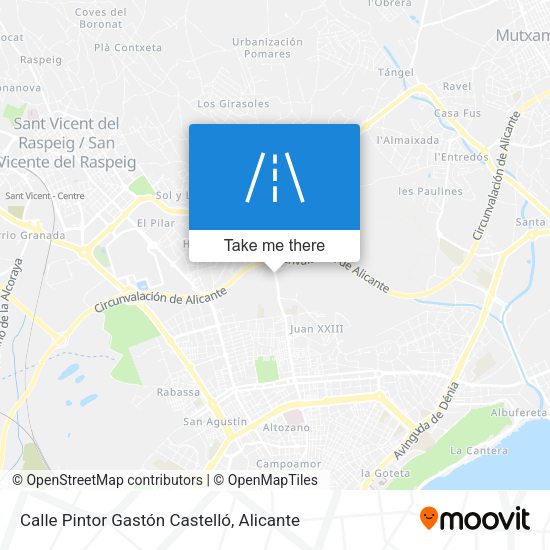 Calle Pintor Gastón Castelló map