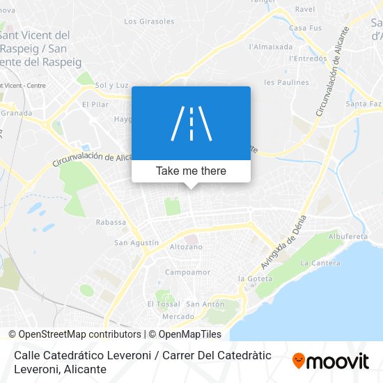 Calle Catedrático Leveroni / Carrer Del Catedràtic Leveroni map