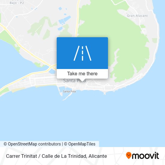 Carrer Trinitat / Calle de La Trinidad map