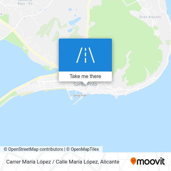 Carrer María López / Calle María López map