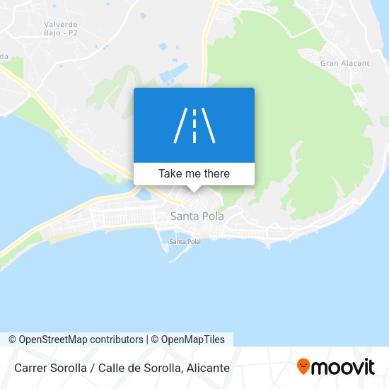 Carrer Sorolla / Calle de Sorolla map