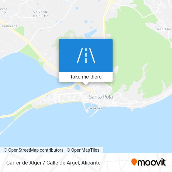 Carrer de Alger / Calle de Argel map