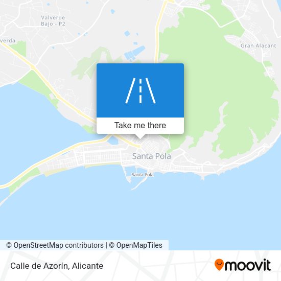 Calle de Azorín map