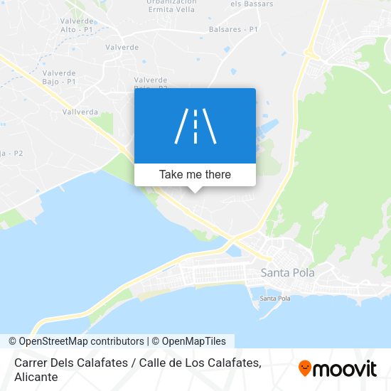 Carrer Dels Calafates / Calle de Los Calafates map